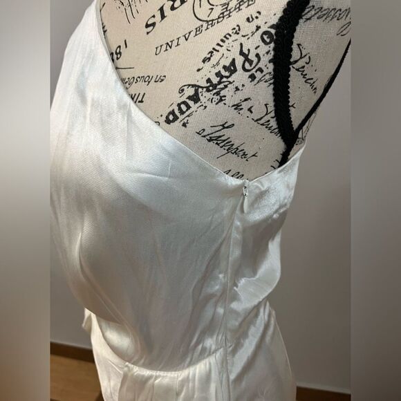 Elliatt Saronic One-Shoulder White Mini Cocktail Dress Size S - Picture 7 of 11
